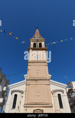 L'église a Zakynthos Ville Analipsi Banque D'Images