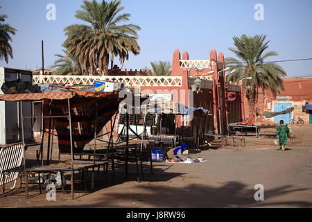 Marché en Algérie timimoun Banque D'Images