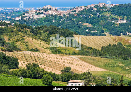 Avis de Santarcangelo di Romagna. Emilia-Romagna. L'Italie. Banque D'Images