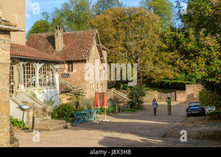 France, Saône et Loire, Martally les Brancion, Brancion, dans le village Banque D'Images