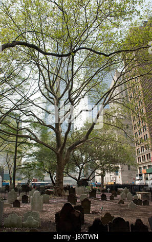 Chapelle St Paul's Cemetery, Manhattan, New York Banque D'Images