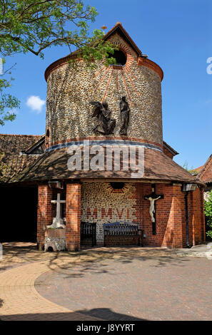 Église de l'annonciation, little walsingham, North Norfolk, Angleterre Banque D'Images