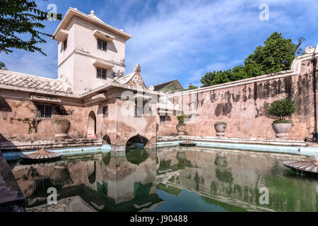 Palais aquatique Taman Sari,, Yogyakarta, Java, Indonésie, Asie Banque D'Images