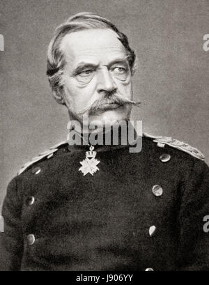 Albrecht Theodor Emil Graf von Roon, 1803 - 1879. Soldat et homme d'État prussien. L'histoire de Hutchinson de l'ONU, publié en 1915. Banque D'Images