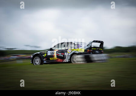 La Barbade 2017 Rallye- Flow Roi de la Colline Banque D'Images