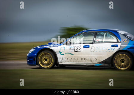 La Barbade 2017 Rallye- Flow Roi de la Colline Banque D'Images