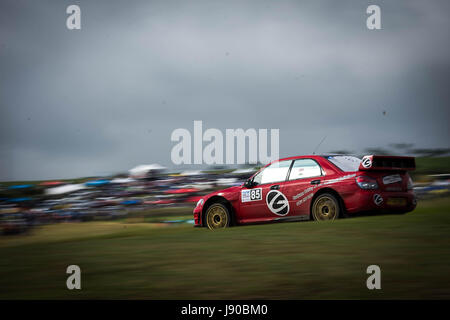 La Barbade 2017 Rallye- Flow Roi de la Colline Banque D'Images