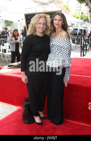 Hollywood, Etats-Unis. 30 mai, 2017. Keri Russell honorés lors du Hollywood Walk of Fame à Hollywood, Californie le 30 mai 2017. Credit : Faye Sadou/media/Alamy Punch Live News Banque D'Images