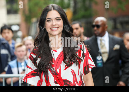 New York, États-Unis. 31 mai, 2017. L'actrice américaine Katie Lee est vu quitter studio d'un programme de télévision dans l'île de Manhattan dans la ville de New York ce mercredi, 31 Brésil : Crédit Photo Presse/Alamy Live News Banque D'Images