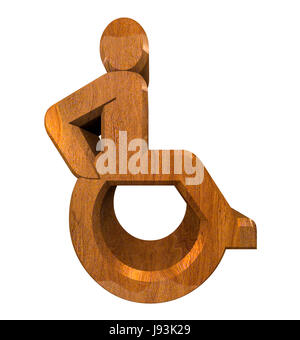 Fauteuil, fauteuil roulant, la vie, à exister, à l'existence, vie, vie, vivre, isolé, Banque D'Images