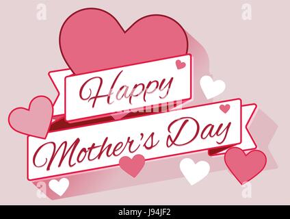 Happy mother's day - vector illustration Illustration de Vecteur