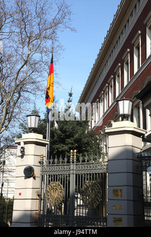 Istanbul, ambassade, consulat général, représentation, république fédérale allemande, Banque D'Images