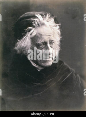 Sir John Herschel avec capuchon, par Julia Margaret Cameron Banque D'Images