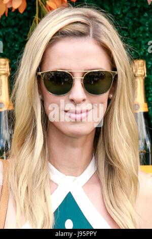 Nicky Hilton Rothschild aux arrivées pour la 10e édition de la Veuve Clicquot Polo Classic, Liberty State Park, Jersey City, NJ, le 3 juin 2017. Photo par : Jason Mendez/Everett Collection Banque D'Images