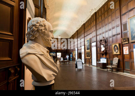 La grande salle de la Folger Shakespeare Theatre et Folger Shakespeare Library - Washington, DC USA Banque D'Images