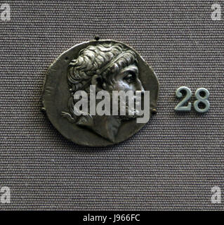 Tetradrachme de Philip C. le roi de Macédoine, 221-179 BC. British Museum. Londres. United Kingdom. Banque D'Images