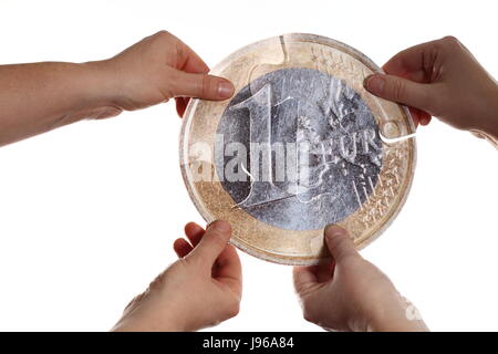 garder l’euro Banque D'Images