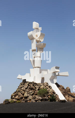 Lanzarote, îles Canaries ; Monumento al Campesino, par Cesar Manrique ; - monument, célébrant l'histoire rurale de Lanzarote Banque D'Images