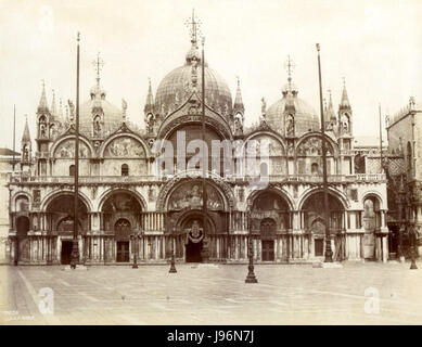 Naya, Carlo (1816) 1882 Venezia n. 02 La Piazza di San Marco Banque D'Images