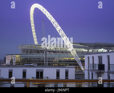 Vue de Wembley Banque D'Images