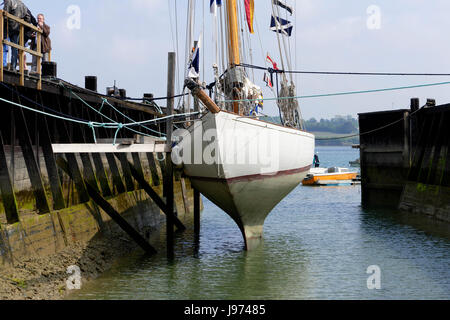 Nan de Fife : classic yacht avec un cutter rig aurique, conçu et construit par William Fife en 1896. C'est le plus ancien plan Fife à encore en ce moment, ho Banque D'Images