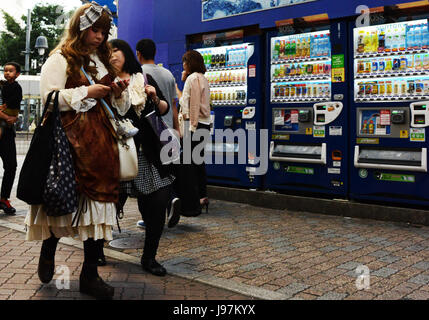 Shibuya est un quartier commerçant très populaire , animation et de la vie nocturne à Tokyo, Japon. Banque D'Images