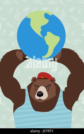 Ours est maintenant la planète. Vector illustration Illustration de Vecteur