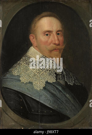 Portret van Gustav II Adolf (1594) 1632, koning van Zweden Rijksmuseum SK UN 1723 Banque D'Images
