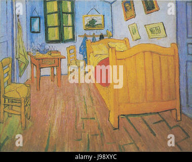 Vincent Van Gogh à Arles Schlafzimmer1 Banque D'Images