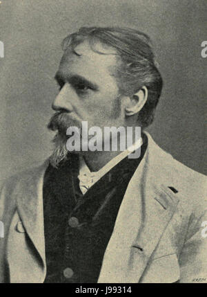 Portrait de Walter Crane Banque D'Images