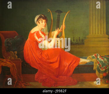Portrait de Joséphine (Budaevskaia Dame avec une lyre) par Mademoiselle Riviere Banque D'Images