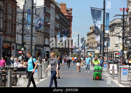 St Mary's Street, Cardiff Banque D'Images