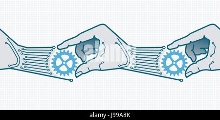 Self-Replication Illustration de Vecteur