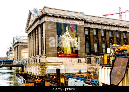 Berlin, Museumsinsel mit Pergamonmuseum- und Bode Banque D'Images