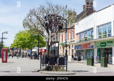 West Street, Fareham, Hampshire, Angleterre, Royaume-Uni Banque D'Images