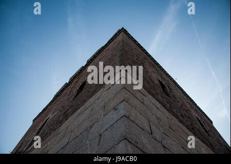 Beijing, Beijing, Chine. 1er juin 2017. Beijing, Chine-Mai 31 2017 : (usage éditorial uniquement. Chine).Les ruines de la Grande Muraille à la montagne Chateau Changyu Resort à Beijing. Crédit : SIPA Asie/ZUMA/Alamy Fil Live News Banque D'Images