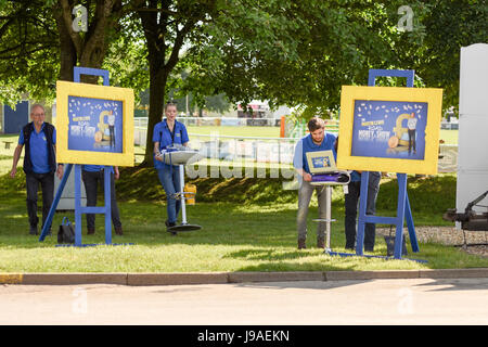 Shepton Mallet, Royaume-Uni. 1er juin 2017. Baignoire et West Show 2017. James Thomas/Alamy Live News Banque D'Images