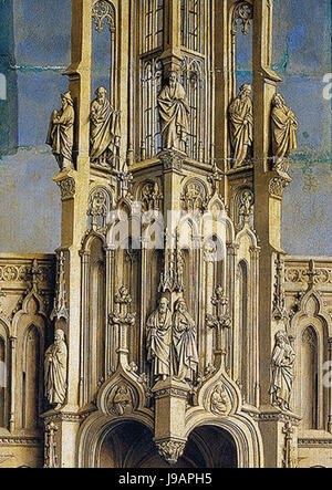 La fontaine de vie après van Eyck 10 Banque D'Images