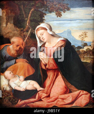Il Vecchio 1515 Die Heilige Familie à anagoria Banque D'Images