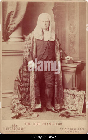 Le Lord chancelier (Stanley Hardinge Giffard, 1er comte de Halsbury) Banque D'Images