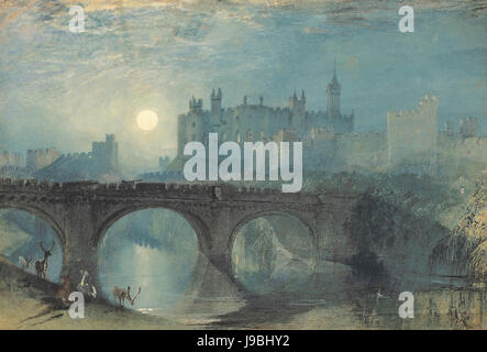 Turner Alnwick Castle Banque D'Images