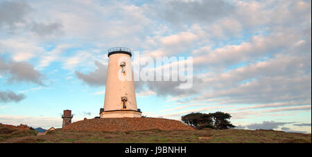 Piedras Blancas phare sur la côte nord de la californie centrale de San Simeon California USA Banque D'Images