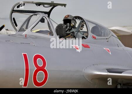 En avion de chasse MiG 15 Banque D'Images