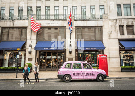 Ralph Lauren flagship store sur New Bond Street, London, UK Banque D'Images