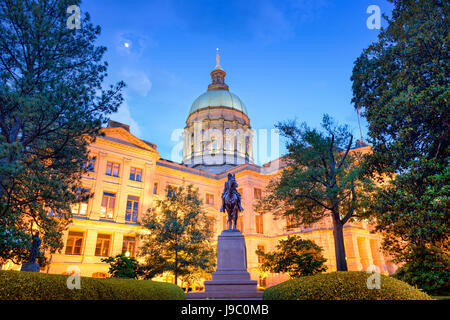 Georgia State Capitol Building à Atlanta, Géorgie, USA. Banque D'Images