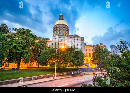 Georgia State Capitol Building à Atlanta, Géorgie, USA. Banque D'Images