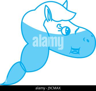 De belles ailes Cheval poney poulain toy vector illustration Illustration de Vecteur