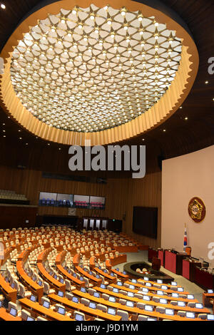 Session plénière de l'Assemblée nationale de Corée Banque D'Images