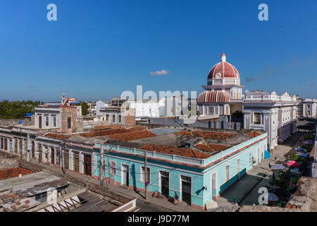 Antiguo Ayuntamiento, accueil de l'édifice du gouvernement provincial à Cienfuegos, l'UNESCO, Cuba, Antilles, Caraïbes Banque D'Images