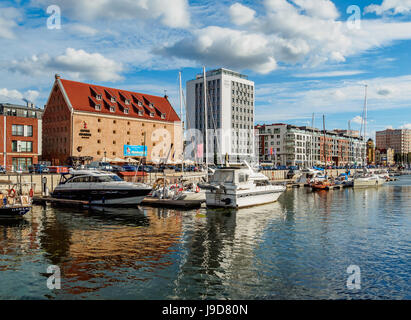 Marina Gdansk, Vieille Ville, Gdansk, en voïvodie de, Pologne, Europe Banque D'Images